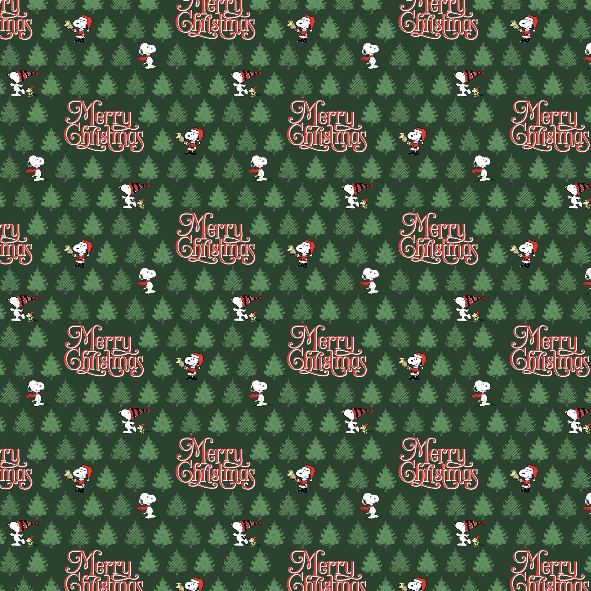 Peanuts® Merry Christmas Cotton Fabric